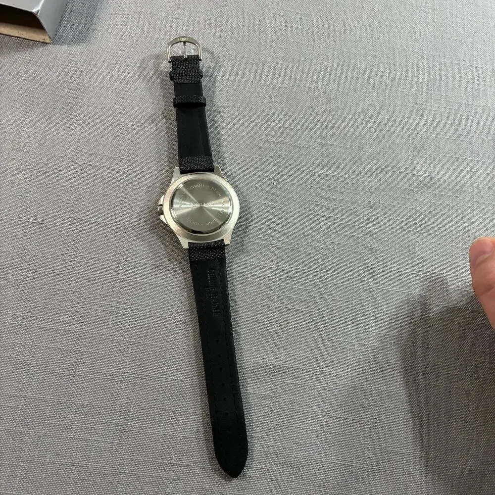 Sweda Keane Inc Promotional Quartz Watch Black Strap Needs Battery w/ Case